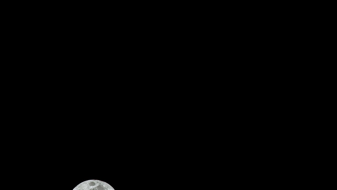 Download Free Stock Video Silver Moon In The Dark Sky Live Wallpaper