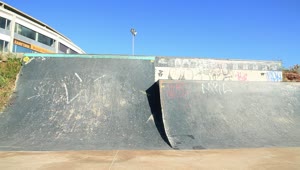 Free Video Stock Skateboarding At An Urban Park Live Wallpaper