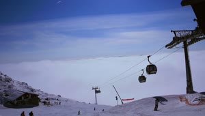 Free Video Stock Sky Lifts Moving In The Mountain Live Wallpaper
