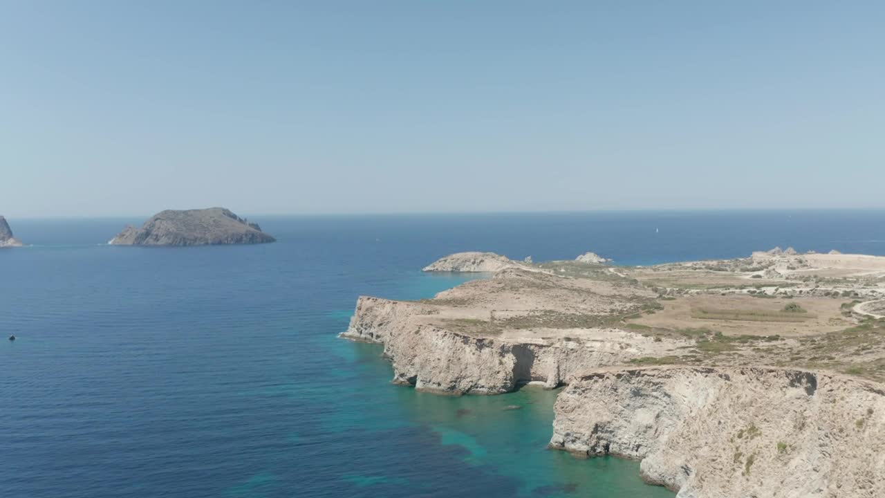 Download Free Video Stock Skyline View Of The Blue Sea And The Coast Live Wallpaper