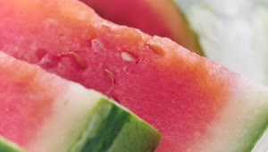 Free Video Stock Sliced Watermelon Close Up View Live Wallpaper