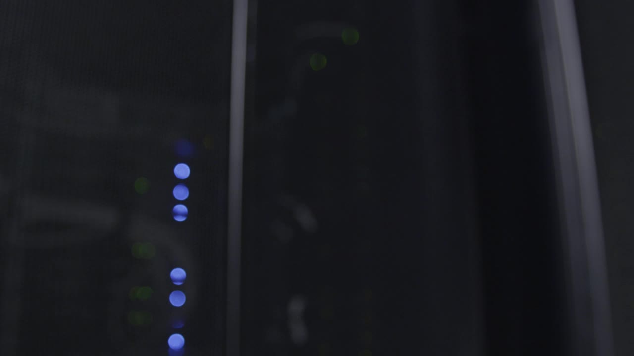 Download Free Video Stock Slow Shot Of A Server Room Live Wallpaper