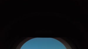 Free Video Stock Slowly Peering Out Of An Airplane Window Live Wallpaper