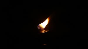 Free Video Stock Small Flame From An Oil Lantern Live Wallpaper