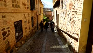 Free Video Stock Small Streets In Toledo Live Wallpaper