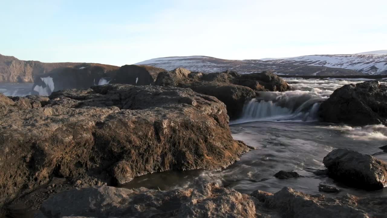 Download Free Video Stock Small Waterfall Timelapse Live Wallpaper
