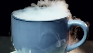 Free Video Stock Smoke Coming From A Mug Live Wallpaper