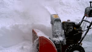 Free Video Stock Snow Blowing Machine Working Live Wallpaper
