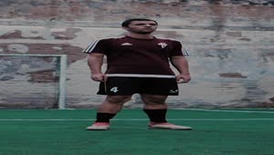 Free Video Stock Soccer Football Player Tries An Overhead Kick Live Wallpaper