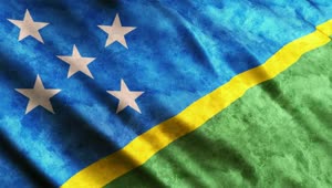 Free Video Stock Solomon Islands Flag Waving Live Wallpaper