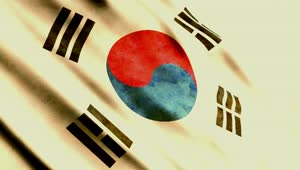 Free Video Stock South Korea Flag Live Wallpaper