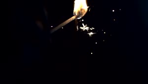Free Video Stock Sparkler Being Lit With A Match Live Wallpaper