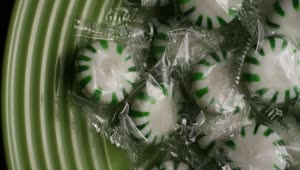 Free Video Stock Spearmint Hard Candy Rotating Live Wallpaper