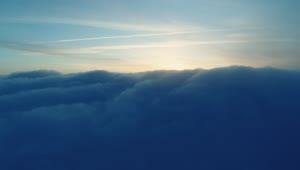Free Video Stock Spectacular Sunrise View Over The Clouds Live Wallpaper
