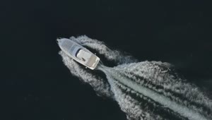 Download Free Video Stock Speedboat Cutting Across The Ocean Live Wallpaper
