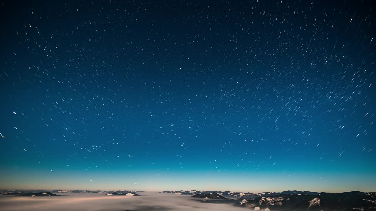 Download Free Video Stock Starry Sky At Night Over The Mountains Live Wallpaper