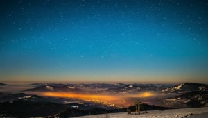 Free Video Stock Starry Sky Seen From High Mountains Live Wallpaper