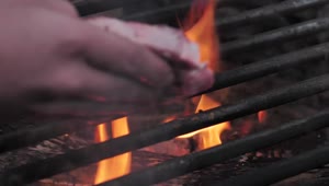 Free Video Stock Steak On The Bbq Grill Live Wallpaper