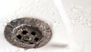 Free Video Stock Stream Of Water Falling Into The Faucet Sink Live Wallpaper