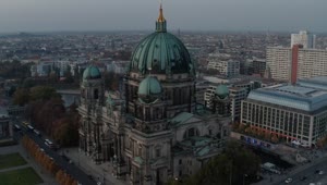 Free Video Stock Stunning Architecture Of Berlin Cathedral Live Wallpaper