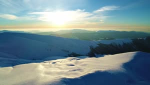 Free Video Stock Stunning Landscape In The Winter Range Live Wallpaper