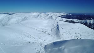 Free Video Stock Stunning Snowdrifts In A Mountain Range Live Wallpaper