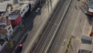 Free Video Stock Subway Through The City Aerial View Live Wallpaper