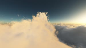 Free Video Stock Sunlight Up Above The Clouds Live Wallpaper