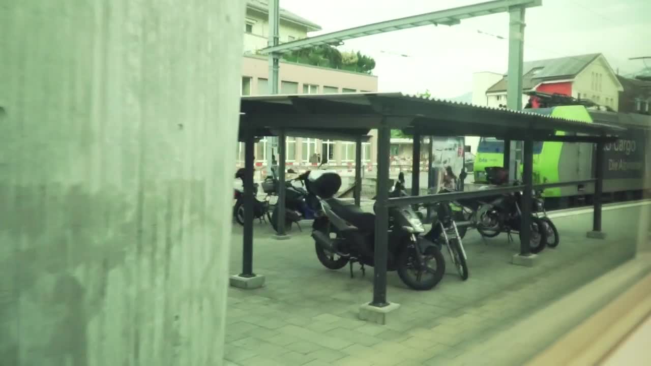 Download Free Video Stock travel by train through the city Live Wallpaper