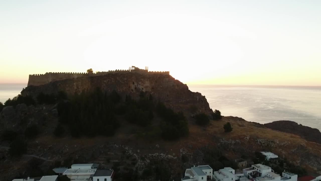 Download Free Video Stock sunrise over a small village Live Wallpaper