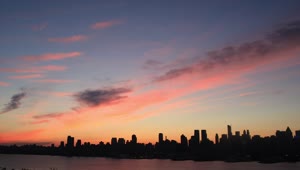Free Video Stock sunrise over new york city Live Wallpaper