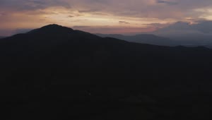 Free Video Stock sunset behind mountains Live Wallpaper