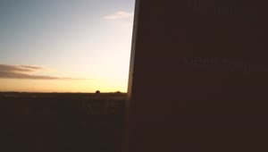 Free Video Stock sunset in a desert Live Wallpaper