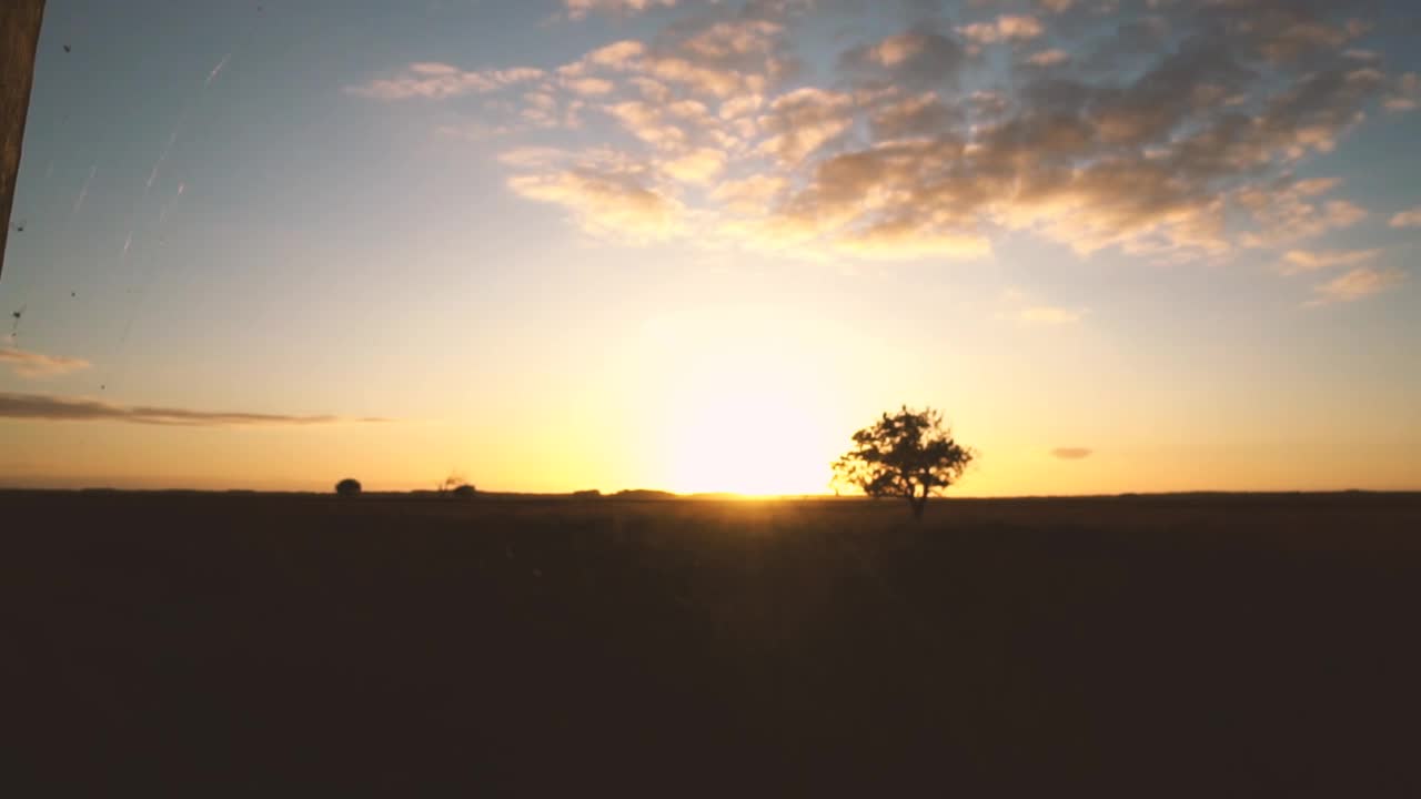 Download Free Video Stock sunset in the ranch Live Wallpaper