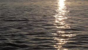 Free Video Stock sunset reflecting on ocean ripples Live Wallpaper