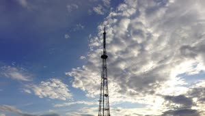 Free Video Stock television tower timelapse Live Wallpaper