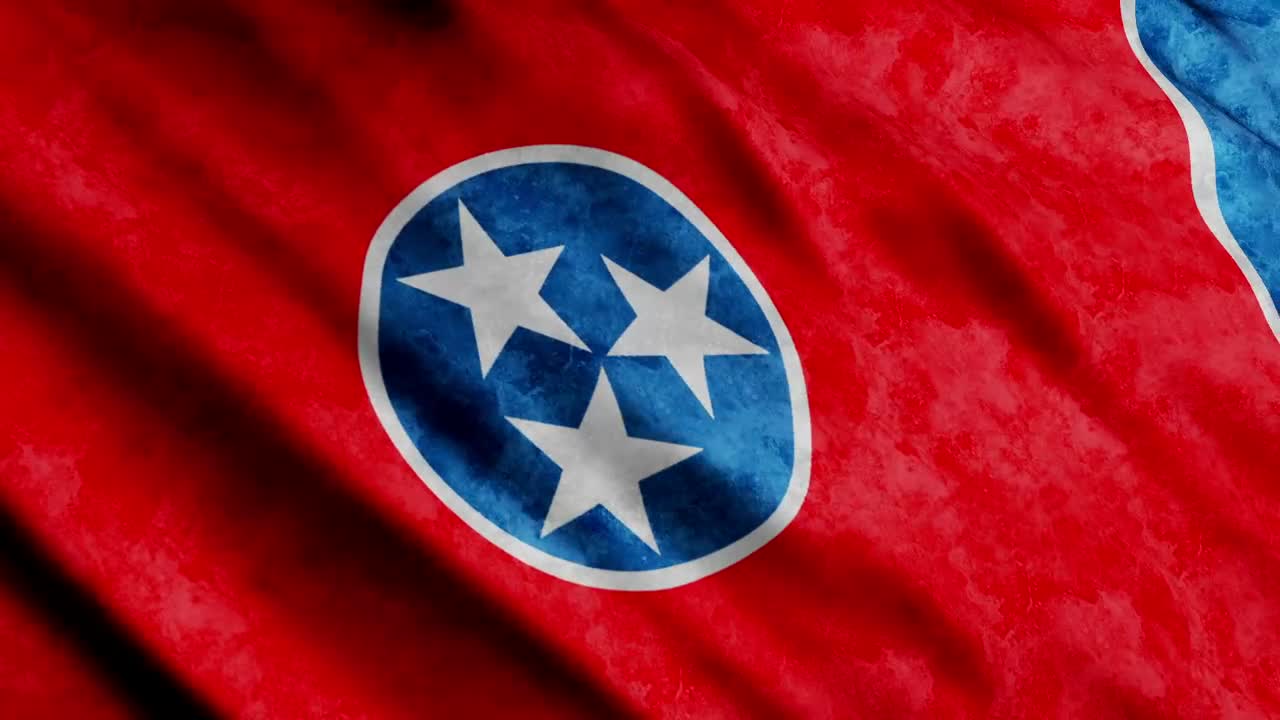Download Free Video Stock tennessee state flag waving Live Wallpaper