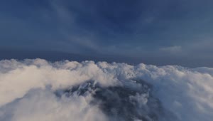 Free Video Stock texture of a short flight over the clouds Live Wallpaper