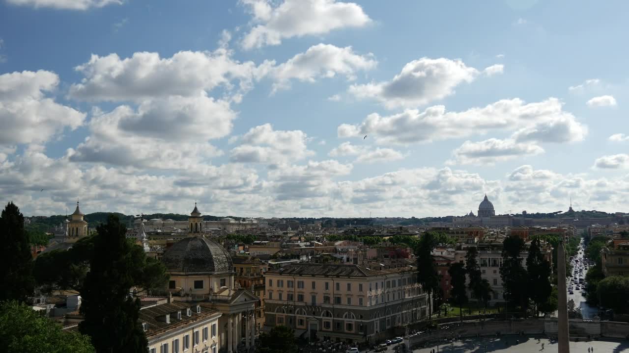 Download Free Video Stock the landscape of the city of rome Live Wallpaper