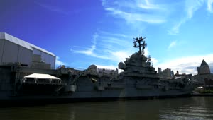Free Video Stock the uss intrepid in port Live Wallpaper