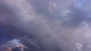 Free Video Stock thick clouds starting to clear Live Wallpaper