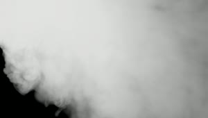 Free Video Stock thick white smoke billowing Live Wallpaper
