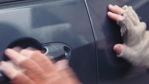 Free Video Stock thief unlocking a car door Live Wallpaper