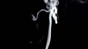 Free Video Stock thin line of smoke rising from the ground Live Wallpaper
