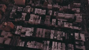 Free Video Stock tilt aerial shot of the skyline in manhattan nyc Live Wallpaper