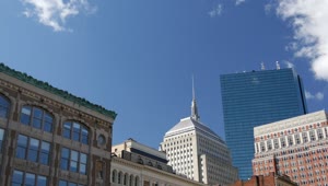 Free Video Stock time lapse from downtown boston buildings Live Wallpaper