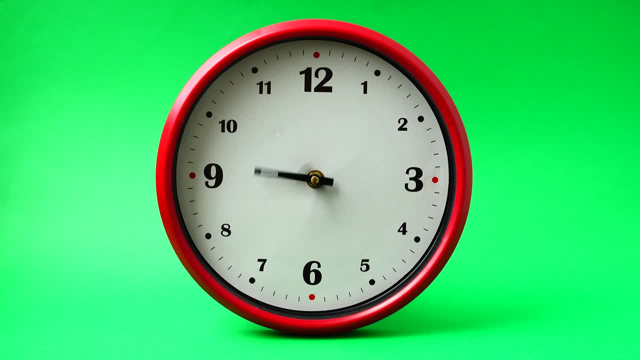 Download Free Video Stock timelapse of clock hands spinning around Live Wallpaper