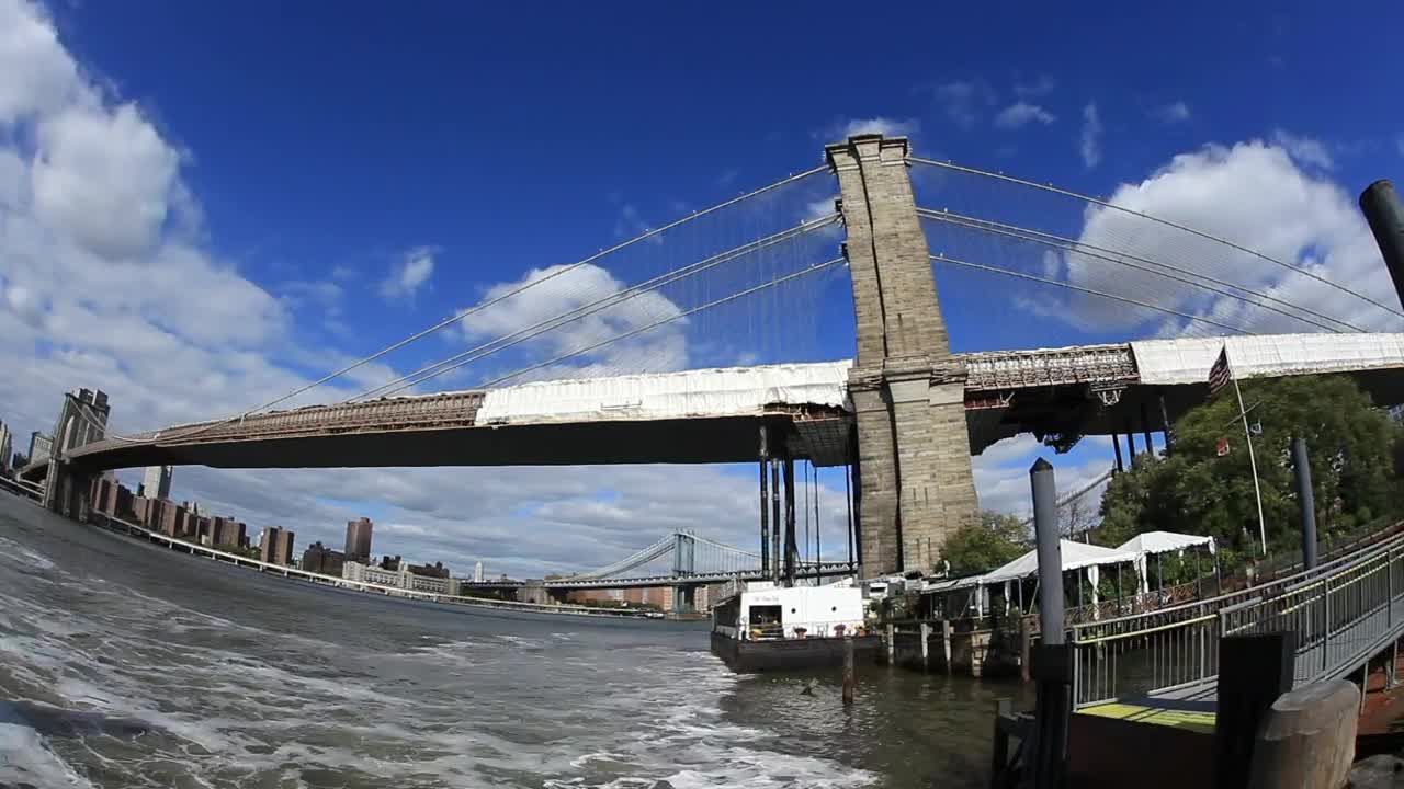 Download Free Video Stock timelapse of the east river Live Wallpaper