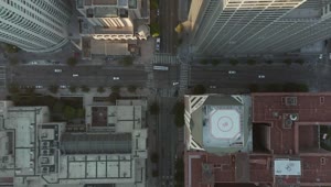 Free Video Stock top shot of buildings and blocks in los angeles Live Wallpaper