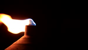 Free Video Stock torch burning in a cool breeze Live Wallpaper